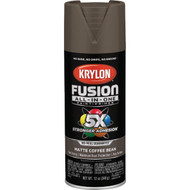 Krylon Fusion All-In-One 12 Oz. Matte Spray Paint  Coffee Bean