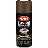 Krylon Fusion All-In-One 12 Oz. Metallic Spray Paint  Dark Copper