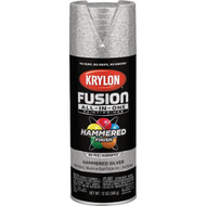 Krylon Fusion All-In-One 12 Oz. Hammered Spray Paint  Silver