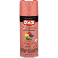 Krylon ColorMaxx 12 Oz. Gloss Spray Paint  Coral Isle