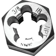 Century Drill & Tool 3/8-18 NPT 1 In. Across Flats Hexagon Pipe Die