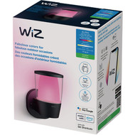 Wiz Color Smart Black LED Color Smart Wall Light Fixture