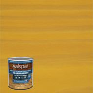 Valspar Transparent Deck Stain  Honey Gold  1 Qt.