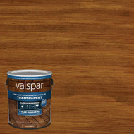 Valspar Transparent Deck Stain  Canyon Brown  1 Gal.