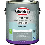 Glidden Spred Interior Grab-N-Go Paint + Primer Eggshell Paint  Graceful  1 Gal.