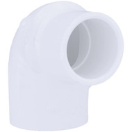 Charlotte Pipe 1-1/4 In. x 1 In. Slip x Slip Schedule 40 90 Deg. Reducing PVC Elbow (1/4 Bend)
