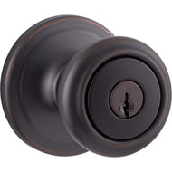 Kwikset Signature Series Venetian Bronze Cameron Entry Door Knob with SmartKey