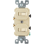 Do it Best Single Pole Ivory 15A Duplex Switch