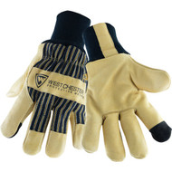 West Chester Protective Gear Men's XL Pigskin Leather Winter Glove with Knit Wrist