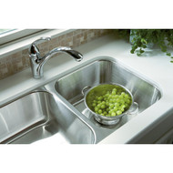 Sterling Double Bowl 31-3/4 In. x 18-1/4 In. x 8 In. Deep Stainless Steel Kitchen Sink  Undermount