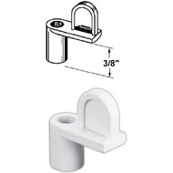 Prime-Line 3/8 In. White Swivel Die-cast Screen Clips With Screws (12 Count)