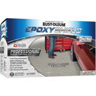 Rust-Oleum EpoxyShield Semi-Gloss Professional Industrial Grade Floor Coating Kit  Silver Gray  256 Oz.
