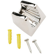 Do it Chrome Plastic Shower Wall Mount with Screws and Slide