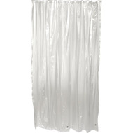 Zenith Frosted 70 In. x 72 In. Frost Vinyl Shower Curtain