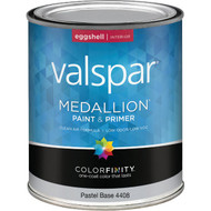 Valspar Medallion 100% Acrylic Paint & Primer Eggshell Interior Wall Paint  Pastel Base  1 Qt.