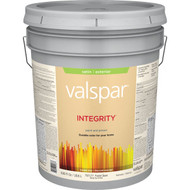 Valspar Integrity Latex Paint And Primer Satin Exterior House Paint  Pastel Base  5 Gal.