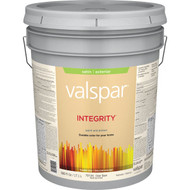 Valspar Integrity Latex Paint And Primer Satin Exterior House Paint  Clear Base  5 Gal.
