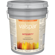 Valspar Integrity Latex Paint And Primer Semi-Gloss Exterior House Paint  Tint Base  5 Gal.