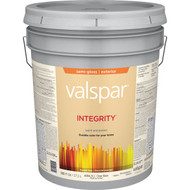 Valspar Integrity Latex Paint And Primer Semi-Gloss Exterior House Paint  Clear Base  5 Gal.