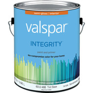 Valspar Integrity Latex Paint And Primer Semi-Gloss Interior Wall Paint  Tint Base  1 Gal.