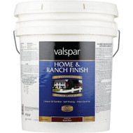 Valspar Exterior Latex Self Priming Flat Home And Ranch Finish  Ranch Red  5 Gal.