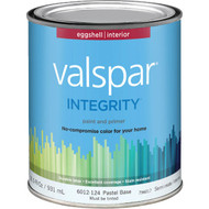Valspar Integrity Latex Paint And Primer Eggshell Interior Wall Paint  Pastel Base  1 Qt.