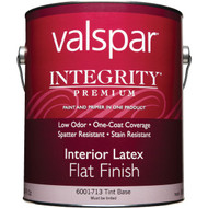 Valspar Integrity Latex Paint And Primer Flat Interior Wall Paint  Tint Base  1 Gal.