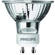 Philips 60W Equivalent Clear GU10 Base MR16 Halogen Floodlight Light Bulb