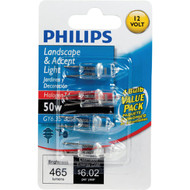 Philips 50W 12V Clear GY6.35 Base T4 Halogen Special Purpose Light Bulb (4-Pack)