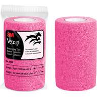 3M Vetrap 4 In. x 5 Yd. Hot Pink Bandaging Wrap