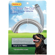 Westminster Pet Ruffin' it Tree Tie-Out Cable For Extra Large Dogs  12 Ft.