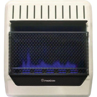 ProCom 20 000 BTU Natural Gas or Propane Gas Vent-Free Blue Flame Wall Heater
