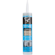 Dap 3.0 9 Oz. Crystal Clear Window  Door  Trim  & Siding All Purpose Siliconized Acrylic Latex Caulk