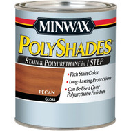 Minwax Polyshades 1 Qt. Gloss 275 VOC Stain & Polyurethane In 1-Step  Pecan