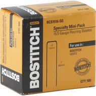 Bostitch 15-1/2-Gauge Galvanized Hardwood Flooring Staple  1/2 In. x 2 In. (500 Ct.)