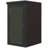 Sunny Wood Barton Hill 18 In. W x 21 In. D x 36 In. H Black Onyx Linen Cabinet Top