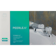 Peerless Choice Chrome 2-Handle Knob 4 In. Centerset Bathroom Faucet