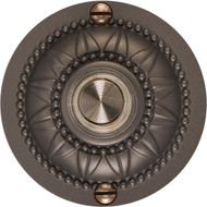 IQ America Wired Oil Rubbed Bronze Medallion Design Lighted Doorbell Push-Button