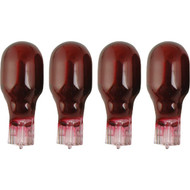 Moonrays 4W Red T5 Wedge Base Landscape Low Voltage Light Bulb (4-Pack)