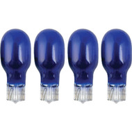 Moonrays 4W Blue T5 Wedge Base Landscape Low Voltage Light Bulb (4-Pack)