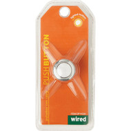 Heath Zenith Wired Silver Round LED Lighted Doorbell Push-Button