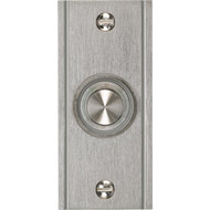 IQ America Wired Brushed Nickel Lighted Doorbell Push-Button