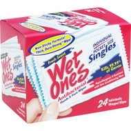 Wet Ones Antibacterial Disinfectant Individual Hand Cleaning Wipes  (24 Ct.)