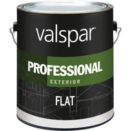 Valspar Professional 100% Acrylic Flat Exterior House Paint  Neutral Base  1 Gal.