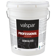 Valspar Professional Latex Semi-Gloss Interior Wall Paint  Light Base  5 Gal.