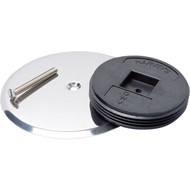 Harvey 5-1/4 In. Polished Stainless Steel Adjustable Drum Trap Cover