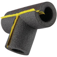 Tundra 3/8 In. Wall Self-Sealing Polyethylene Tee Pipe Insulation Wrap  1/2 In.