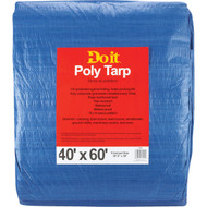 Do it Blue Woven 40 Ft. x 60 Ft. Medium Duty Poly Tarp