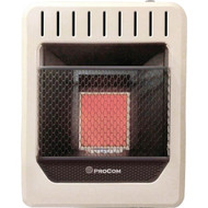 ProCom 10 000 BTU Natural Gas or Propane Gas Vent-Free Infrared Plaque Gas Wall Heater