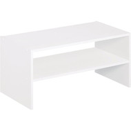 Storage Stacker White 24 In. Horizontal Organizer